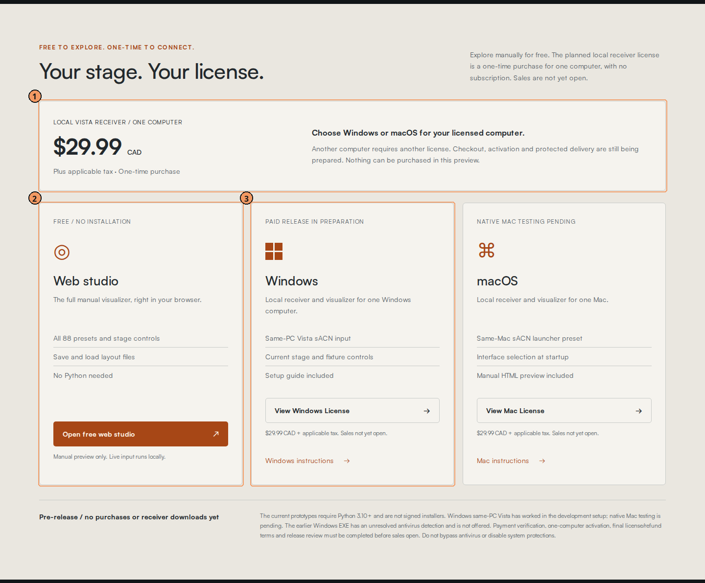 Downloads section