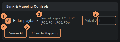Bank & Mapping Controls