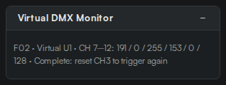 Virtual DMX Monitor