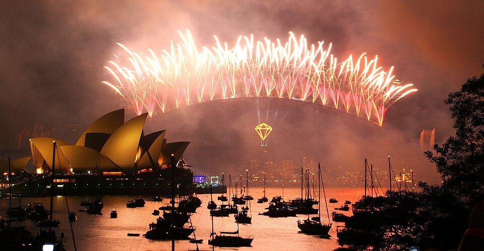New Year's Eve fireworks on Sydney Harbour